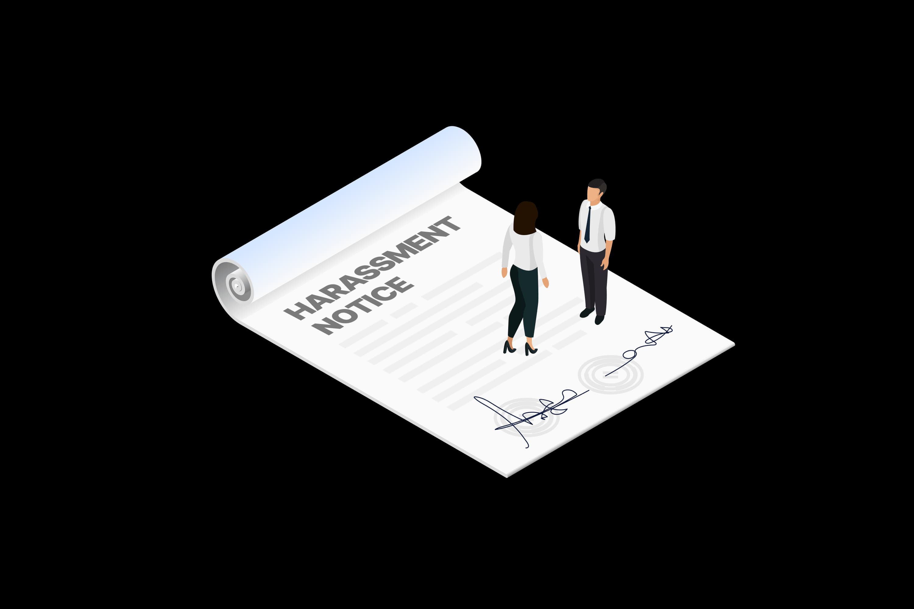 Harassment Notice Sample