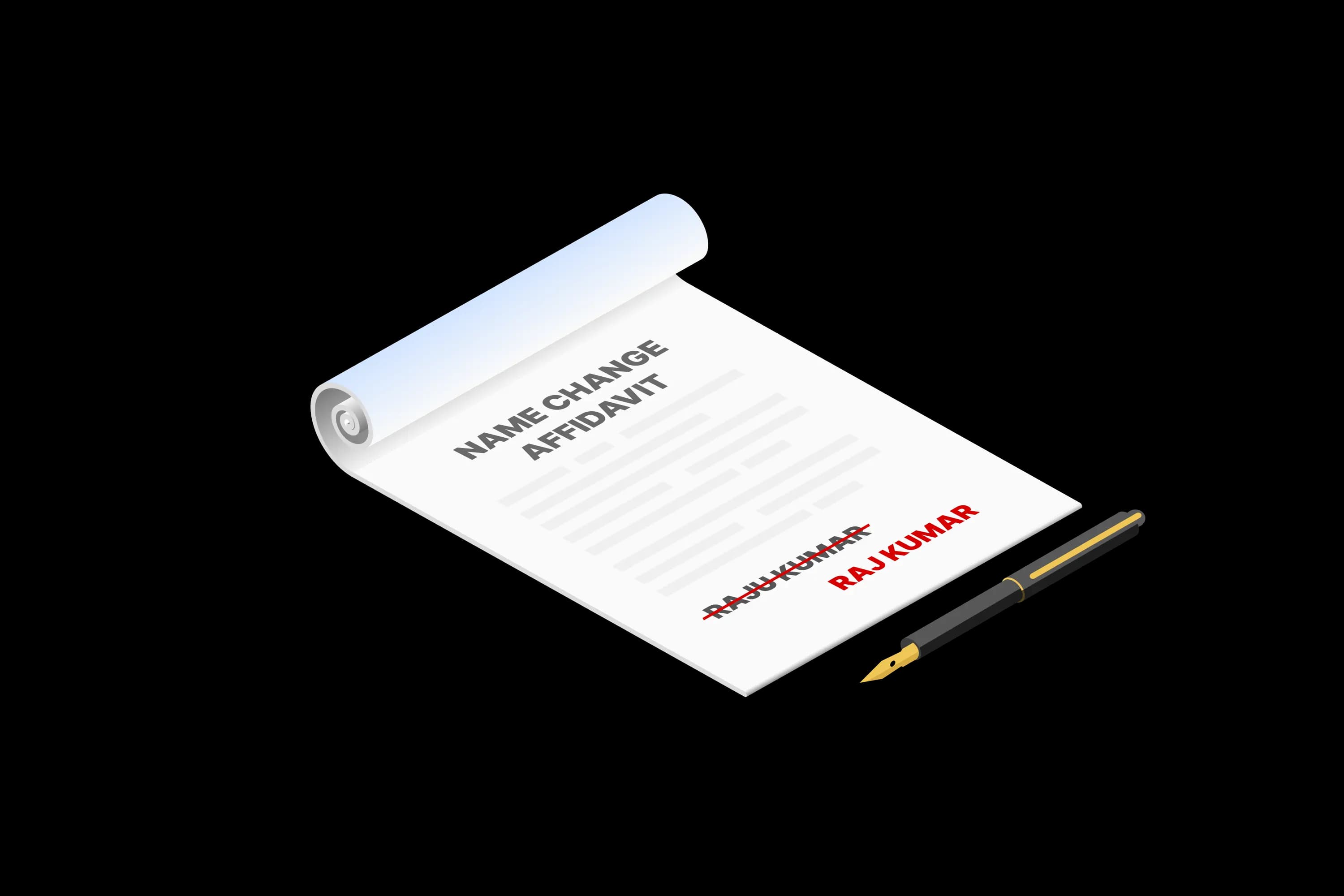Name Change Affidavit Format
