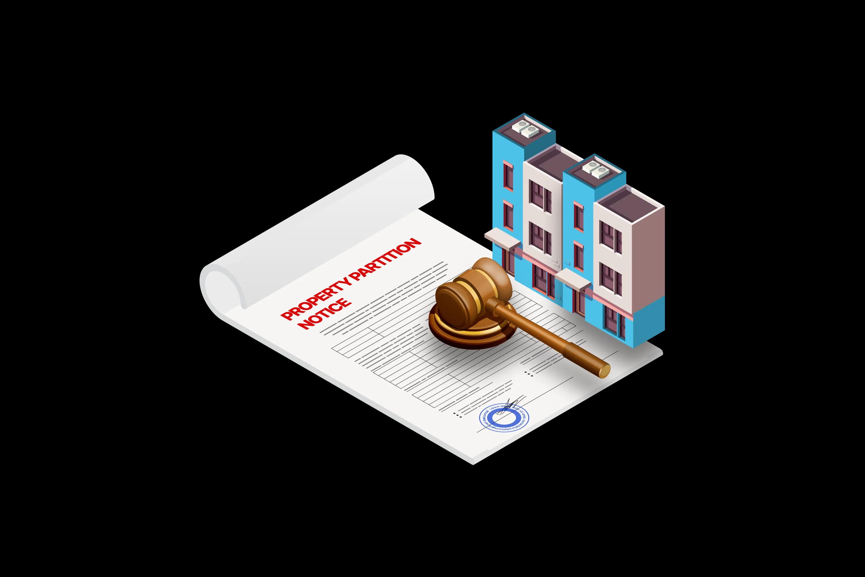 Property Partition Notice