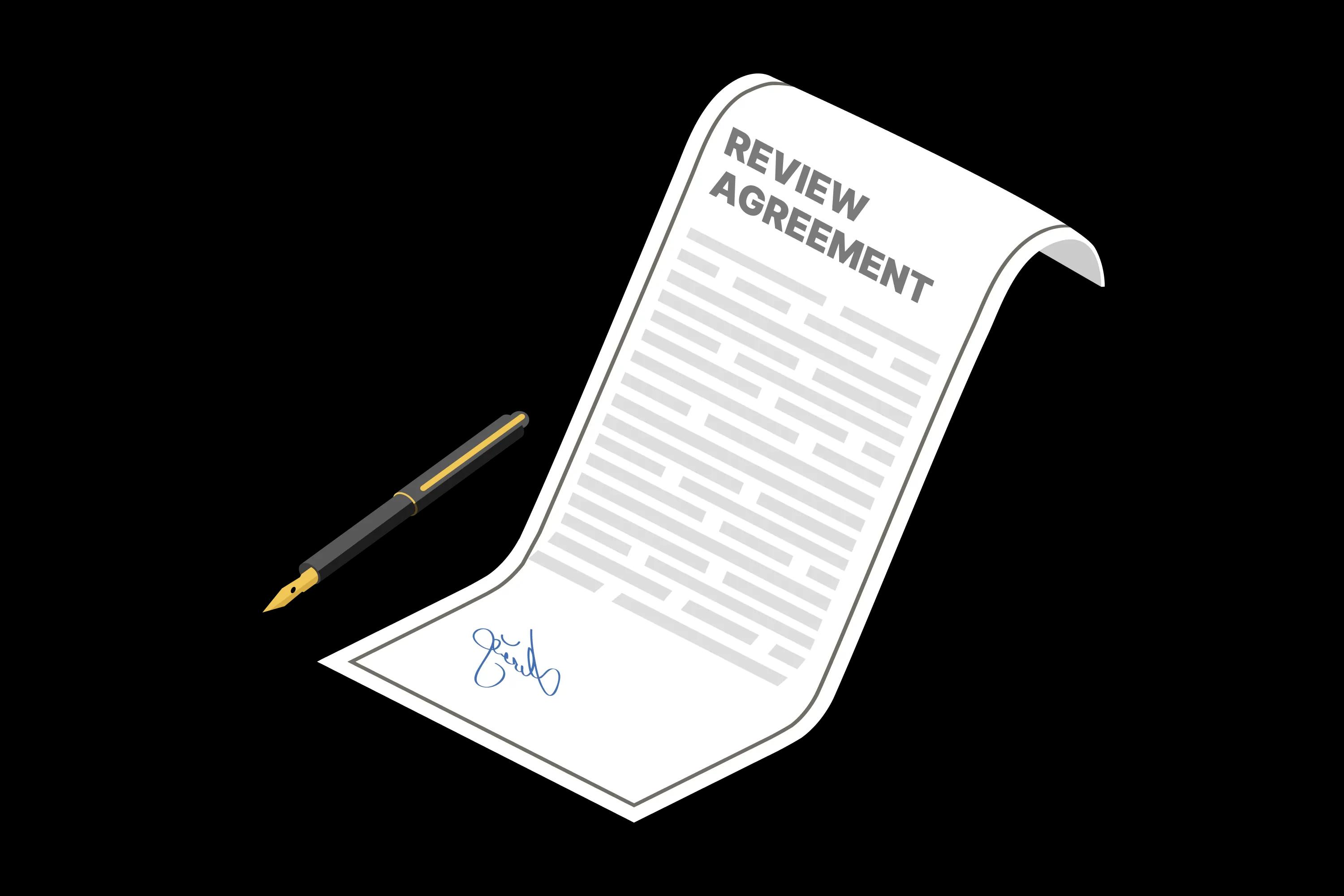 Review Agreement online