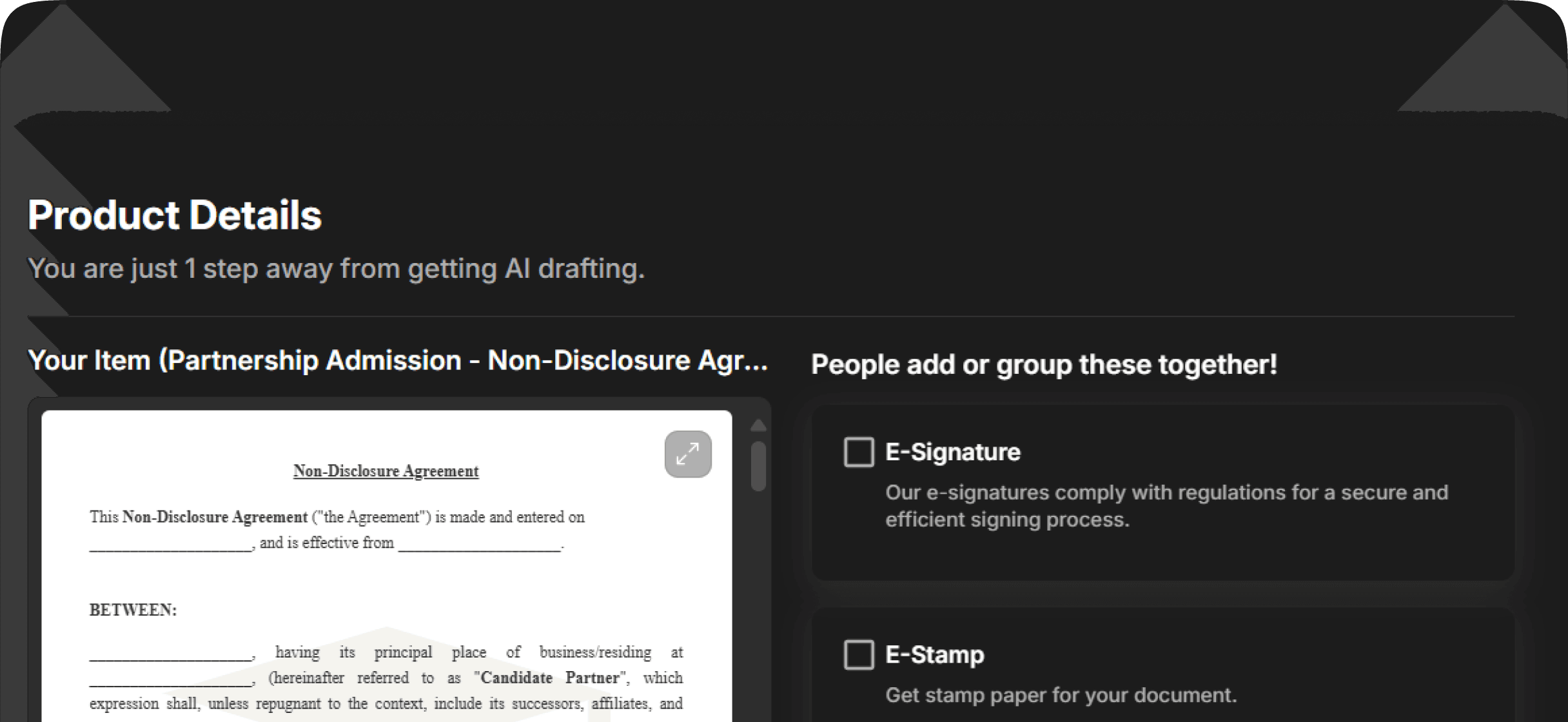 Agreement Format PDF