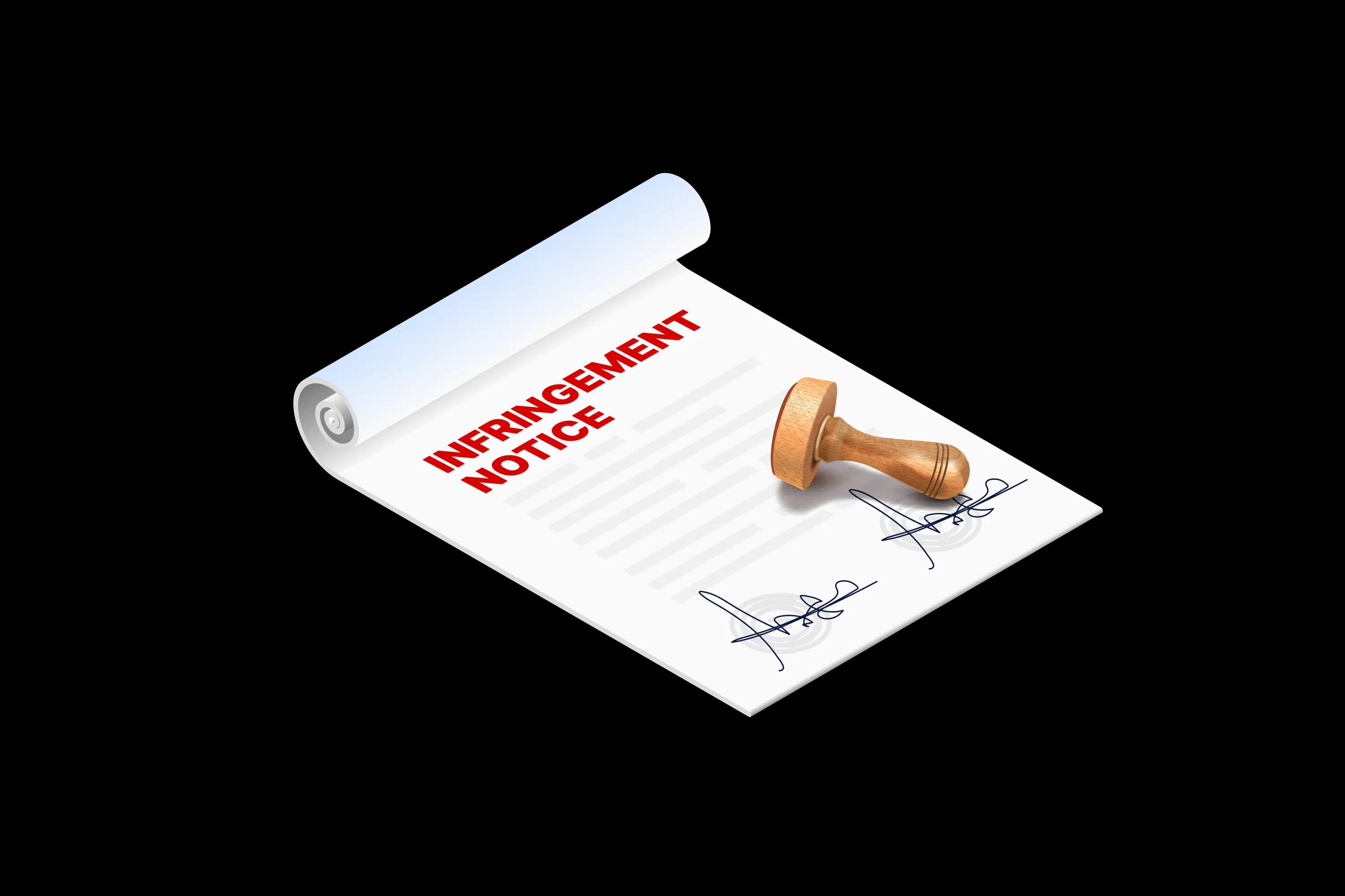 infringement notice