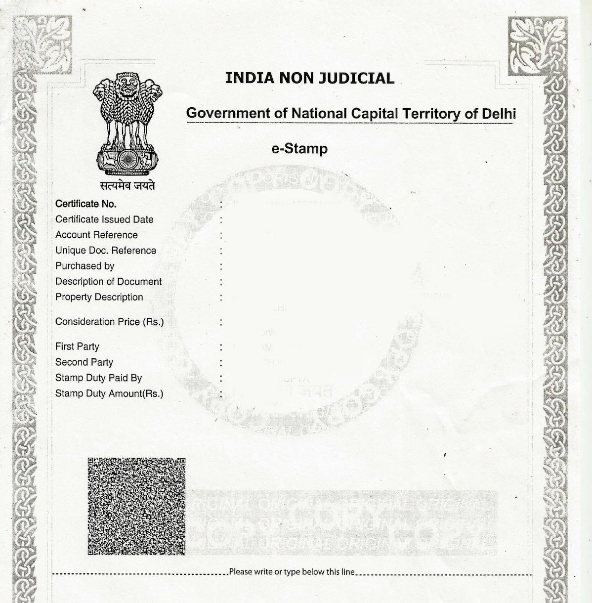 Stamp Paper