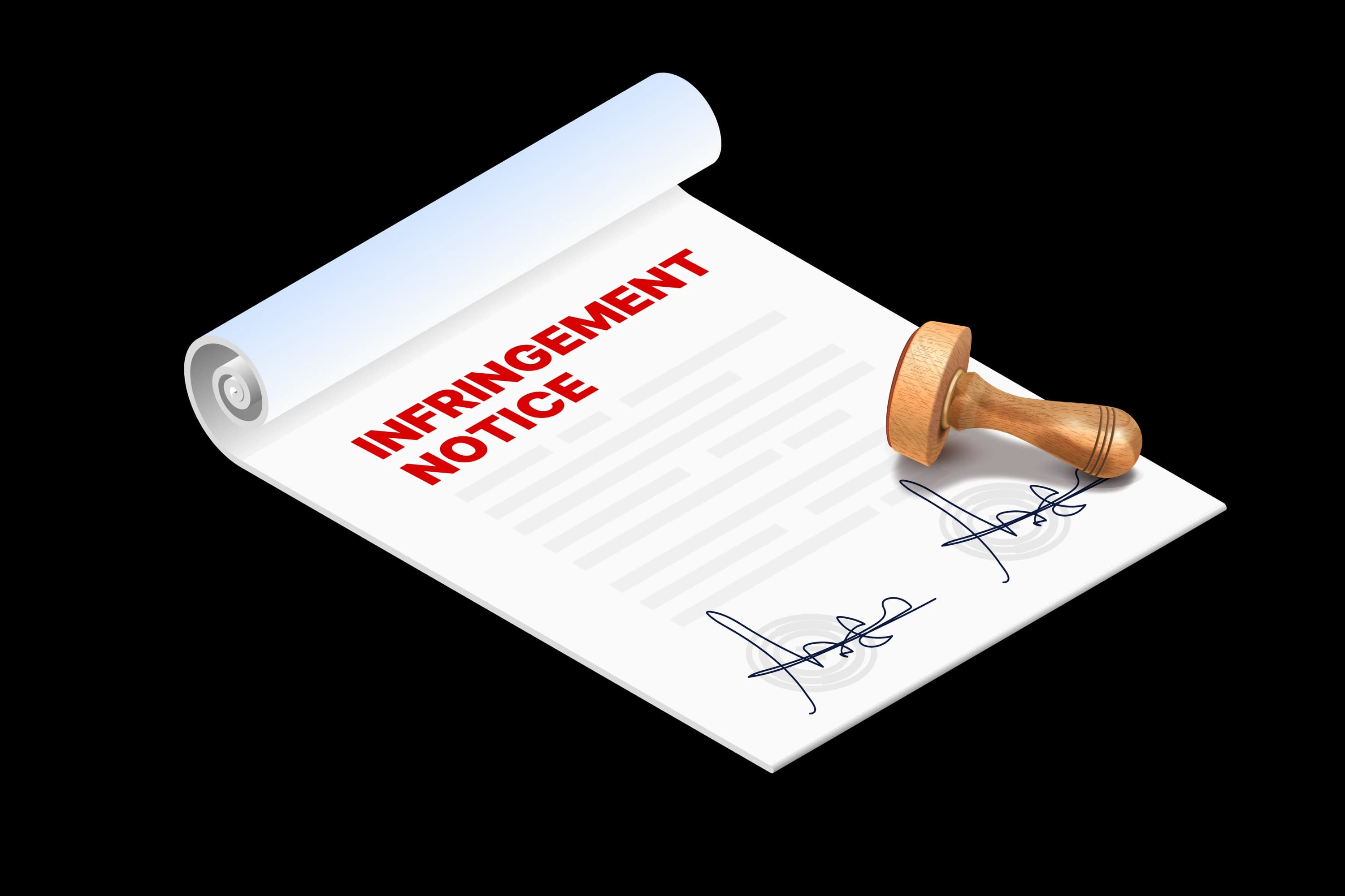Infringement Notice Sample