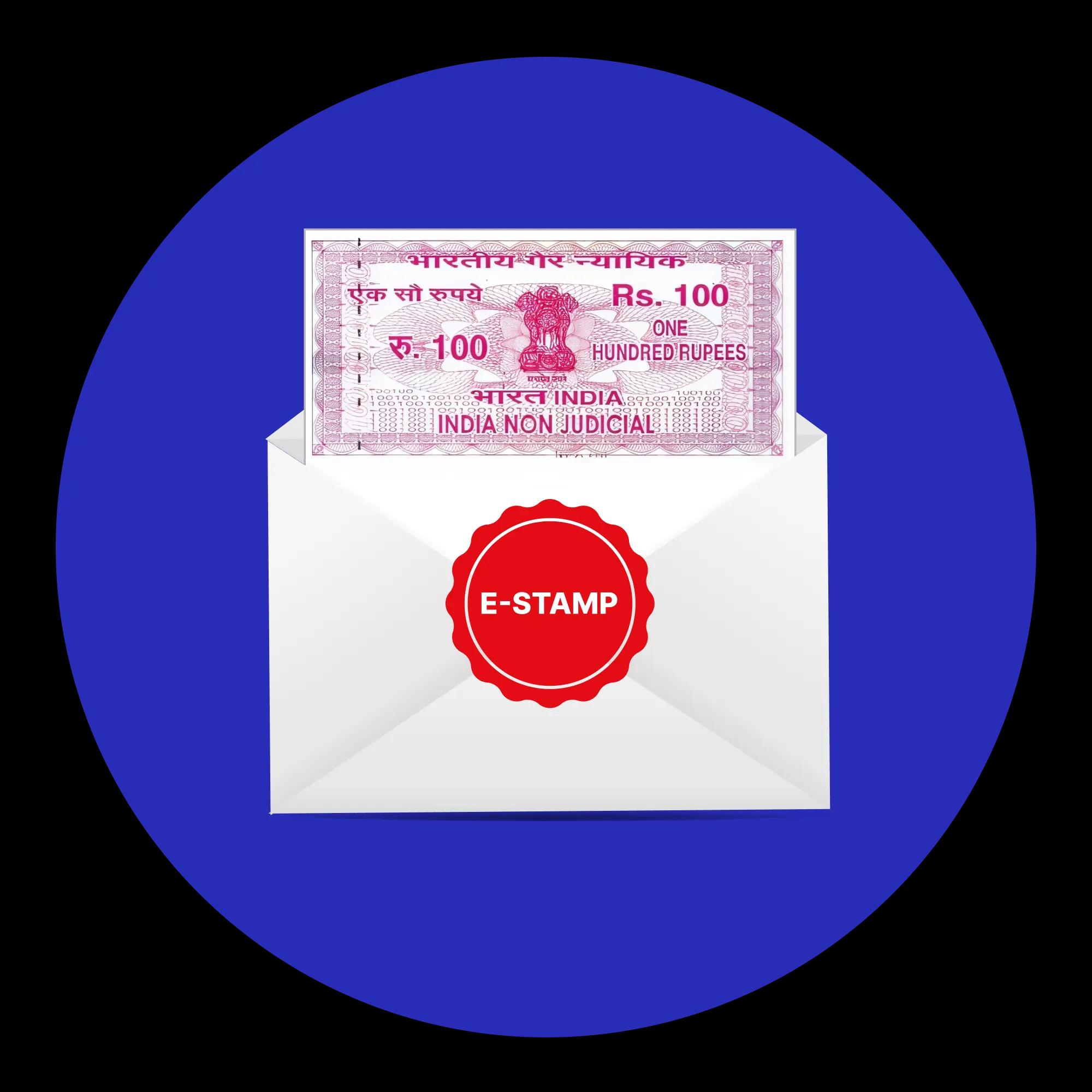 E stamp