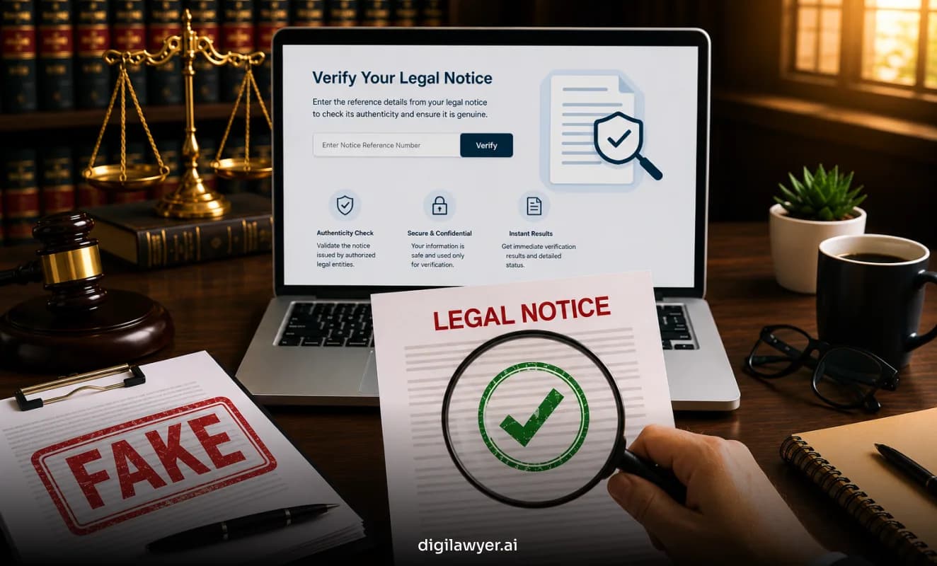 How to check fake legal notice